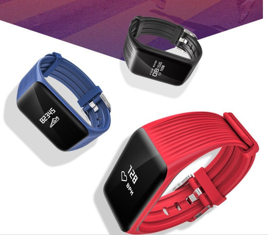 Heart Rate Exercise Monitor and Step Counter Bracelet